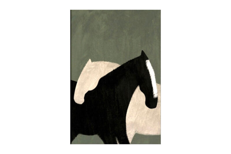 Black Horse Painting
