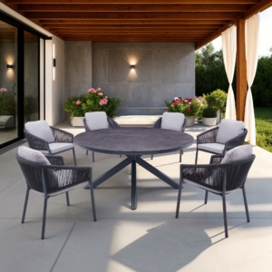 Outdoor Dining Set Round Table