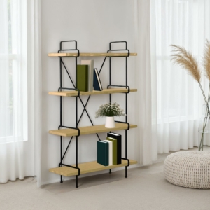 24-0421.jpeg Staples Bookcase 4-shelf White