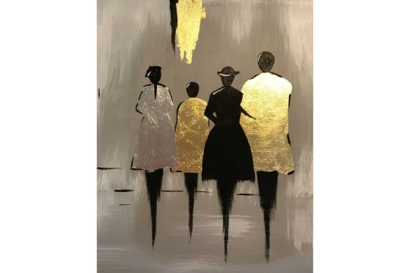 Stylish Figures Painting