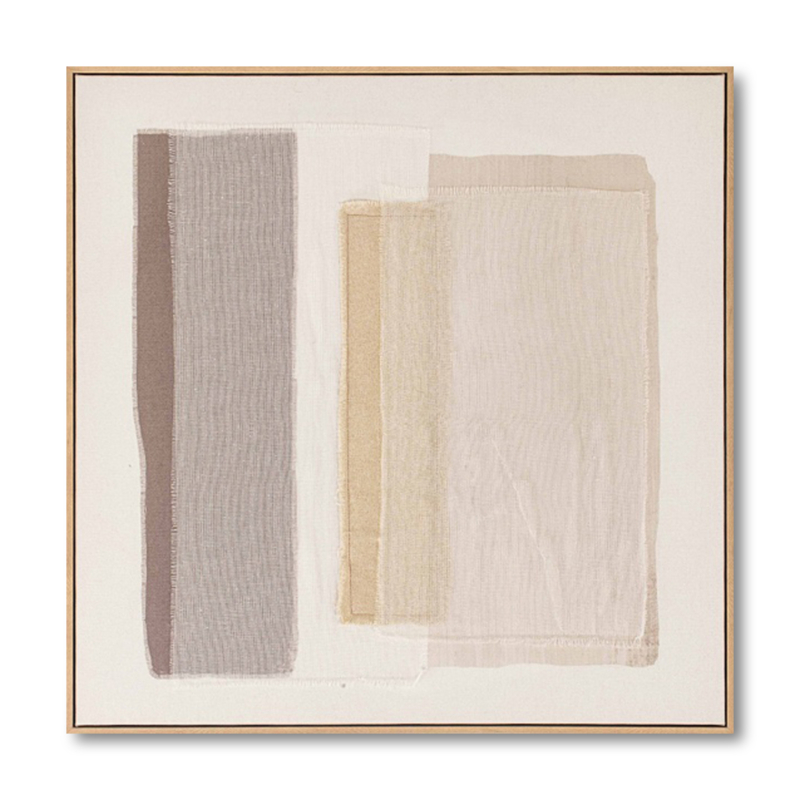 Framed Linen Canvas Embroidery