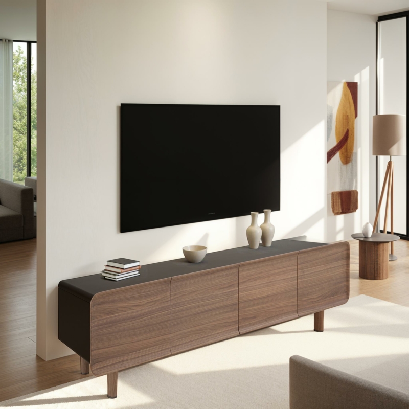 Tv Console Walnut