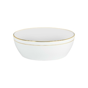 Gold Rim Salad Bowl