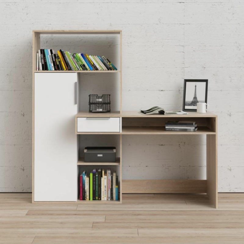 Office Desk White Oak