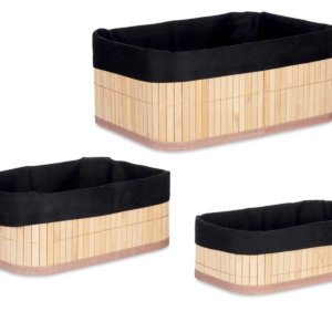 Bamboo Rectangular Baskets
