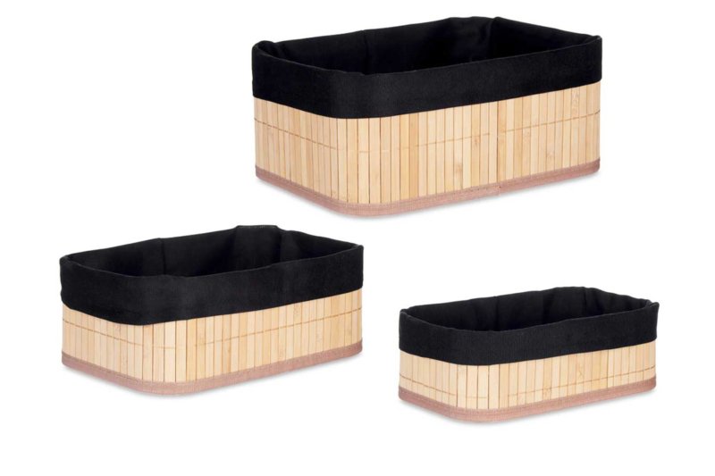 Bamboo Rectangular Baskets