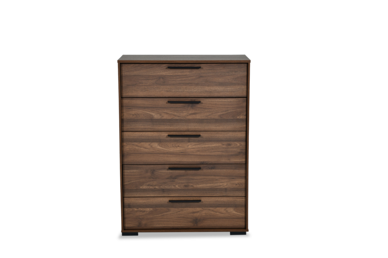 Walnut 5-d Chest