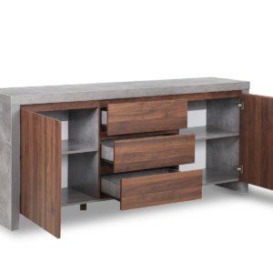 Buffet Draw-doors Cement-walnut