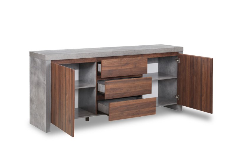 Buffet Draw-doors Cement-walnut