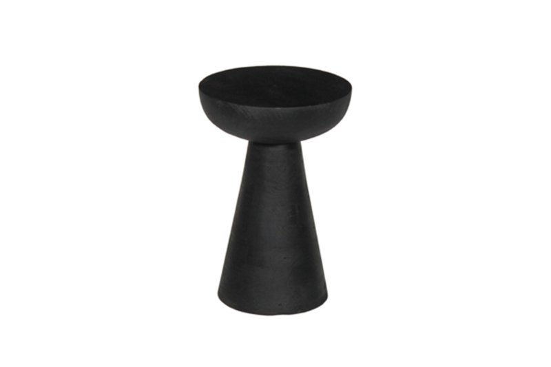 Side Table Black Wood