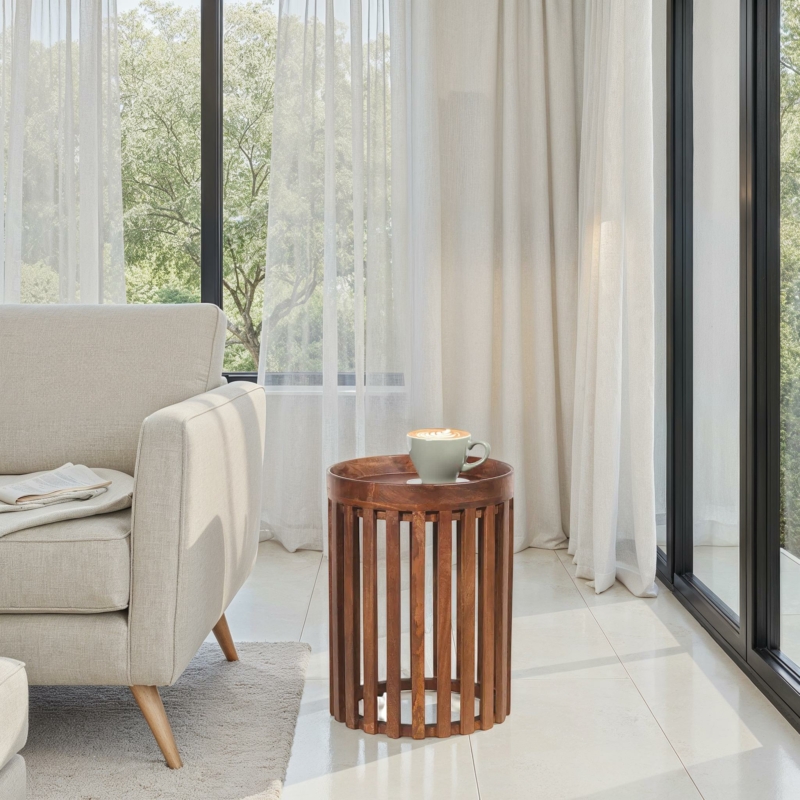 Mango Wood Side Table