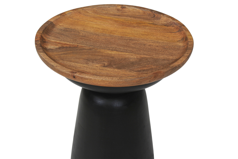 WOOD SIDE TABLE