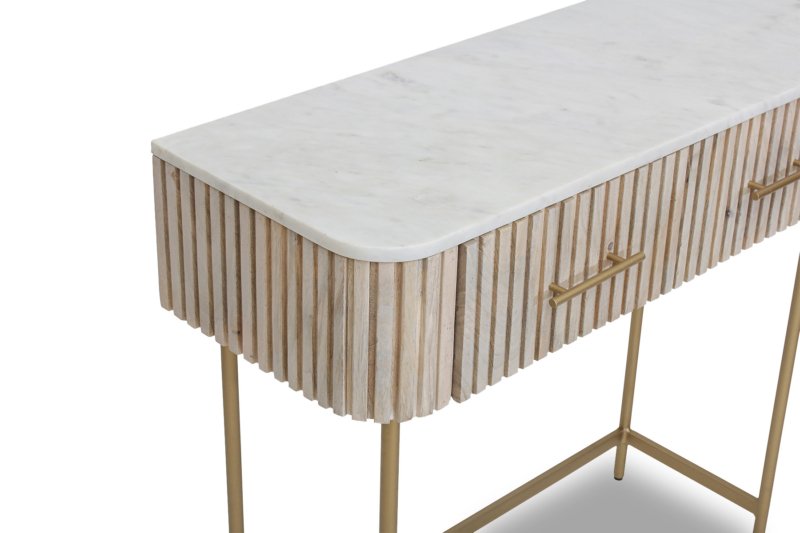 Console Table Marble Top