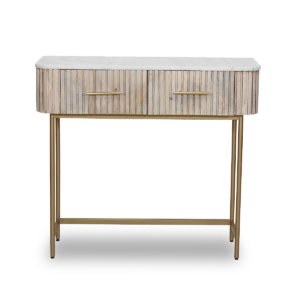 Console Table Marble Top