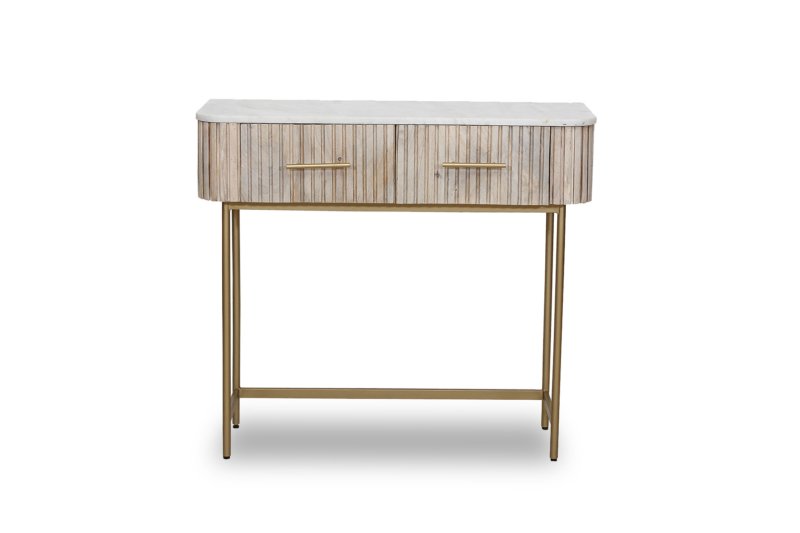Console Table Marble Top