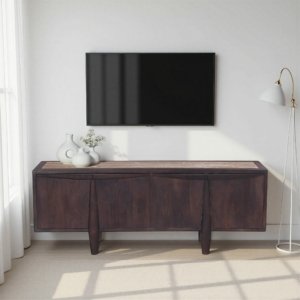 Tv Stand Wood Marble