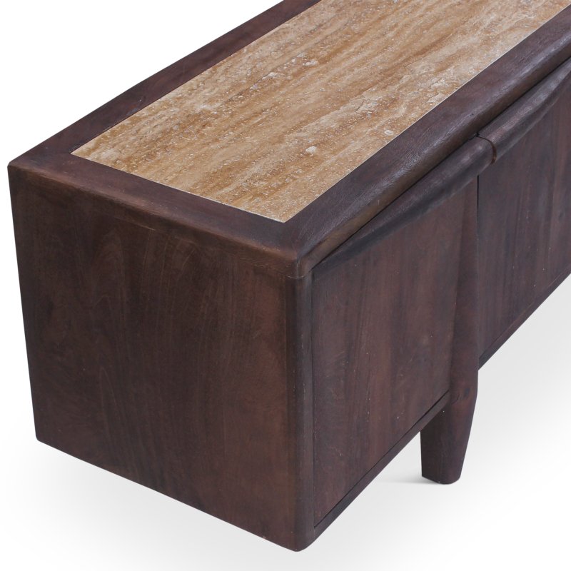 Tv Stand Wood Marble