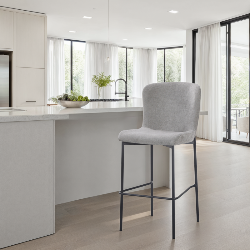 Bar Stool Grey