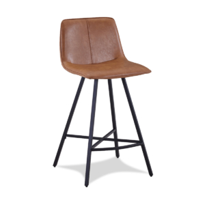 Bar Stool Taupe Pu