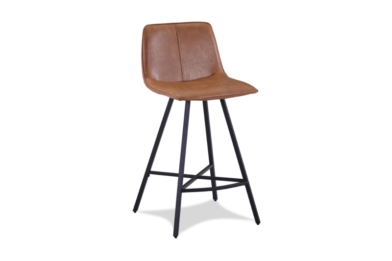 Bar Stool Taupe Pu