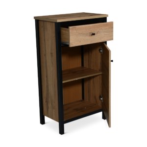 Cabinet 1dr Tacho Oak Black