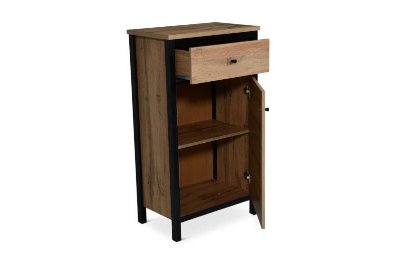 Cabinet 1dr Tacho Oak Black