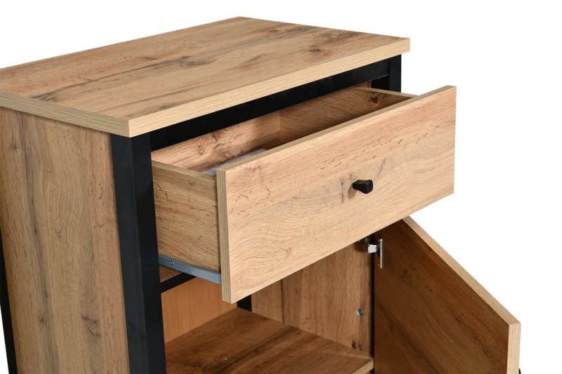 Cabinet 1dr Tacho Oak Black