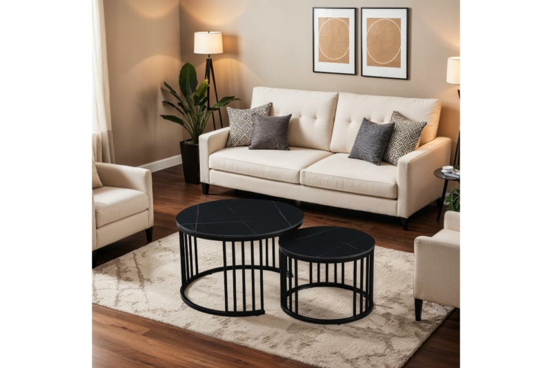 Black Marble Coffee Tables