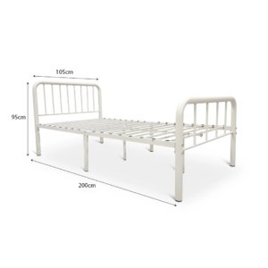 Silvina Bed 3.5ft White