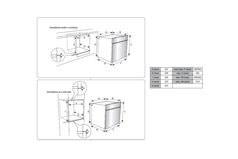 Daewoo Built-in Oven