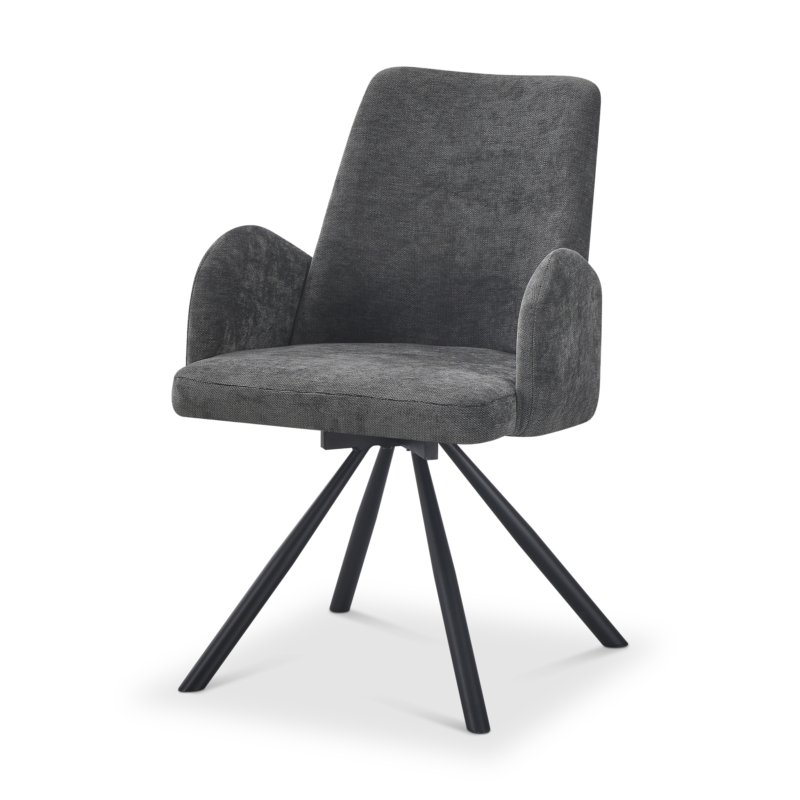 Dining Chair Swivel Gray