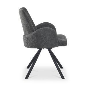 Dining Chair Swivel Gray