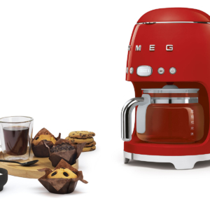 Smeg DCF02 Red Coffee Machine