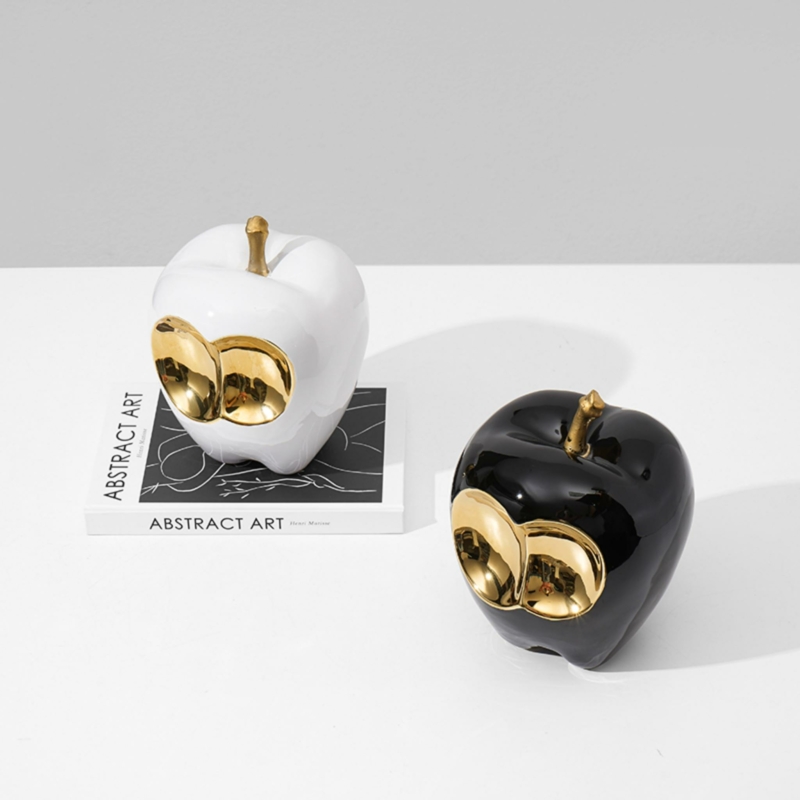 Apple Decoration Black