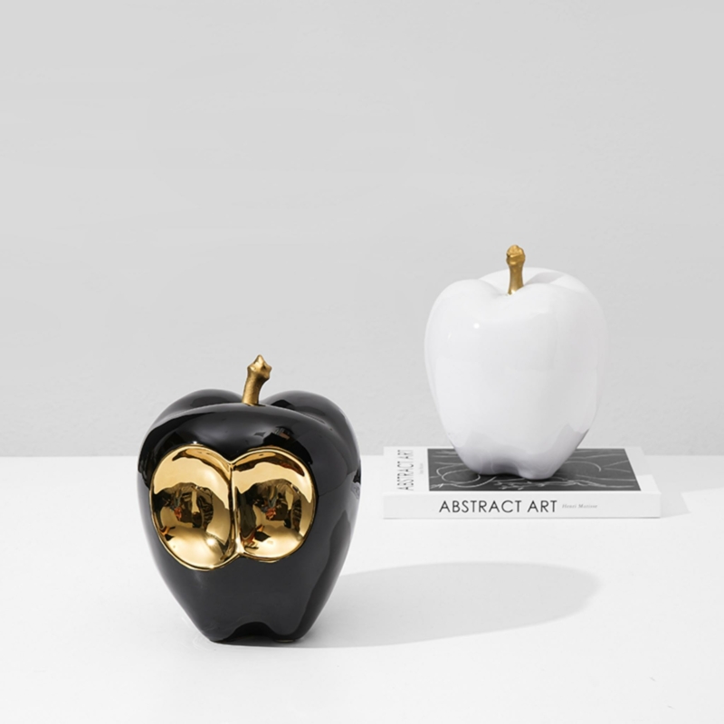 Apple Decoration Black