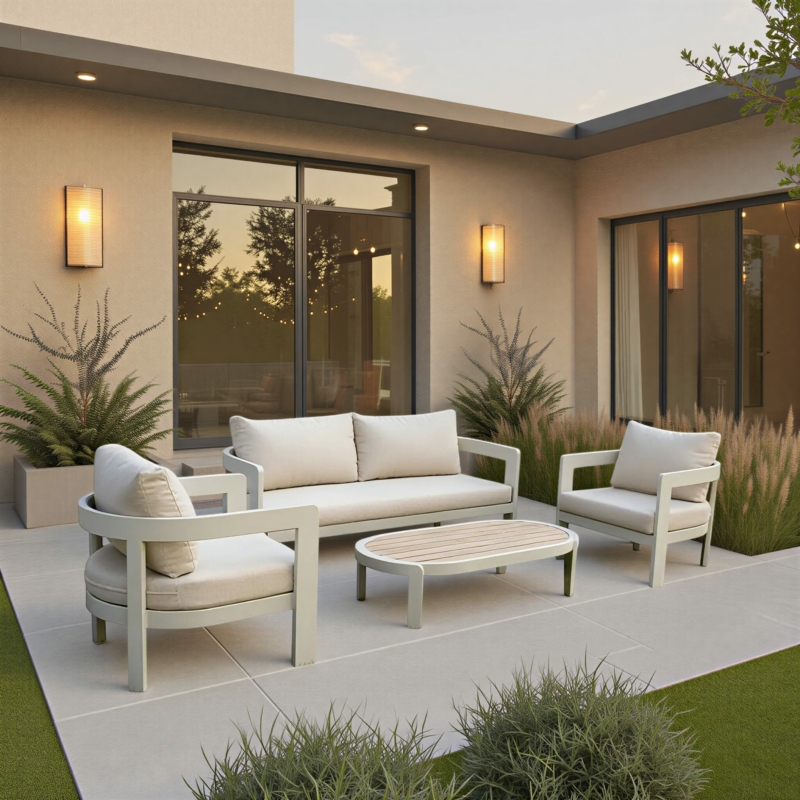 Out-lng SET 2s+1s+1s+ct BEIGE