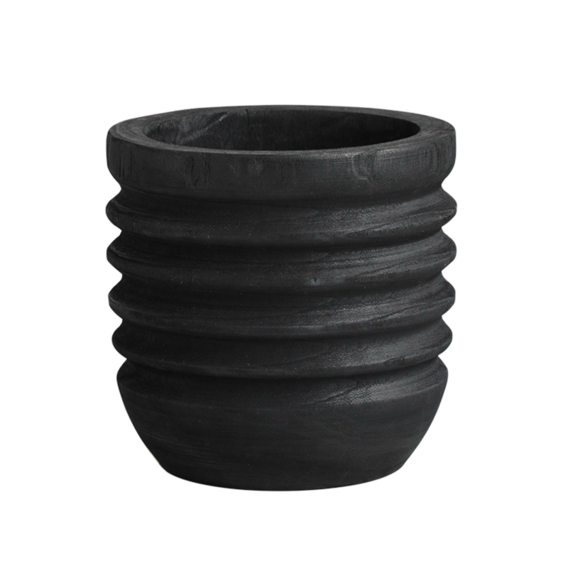 FB-MC24008B.jpg Black Vase