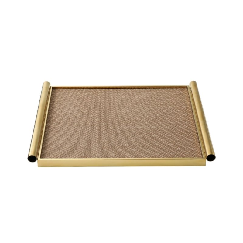 Scroll Tray Gold