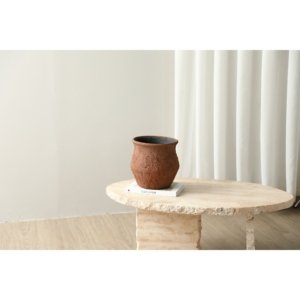 Flowerpot Rustic Red