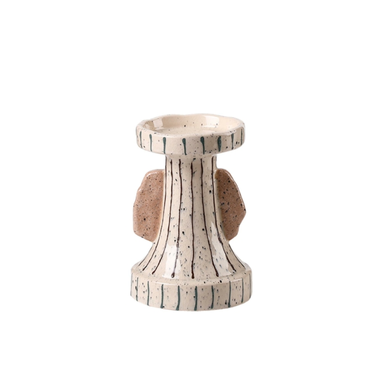 Ceramic Double Ear Candle Holder