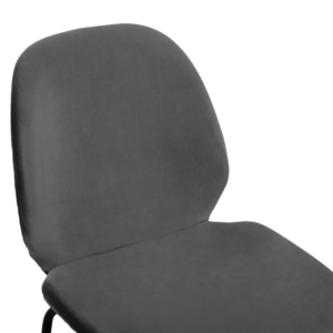 Nora Bar Stool Grey Velvet