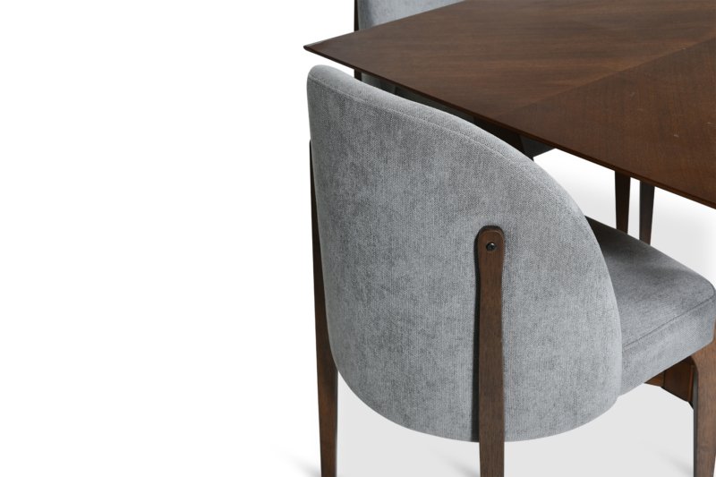 DINING SET 1+8 WALNUT LUCA