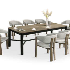 DINING SET Antiq Grey+beige