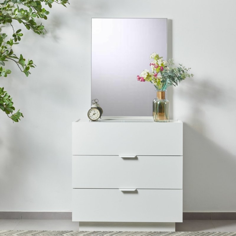White Dresser Mirror