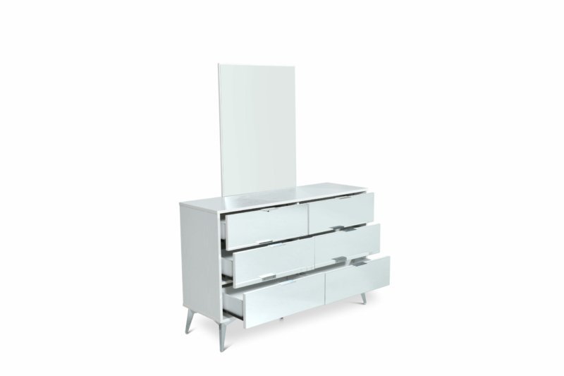 Mirror Dresser White 808