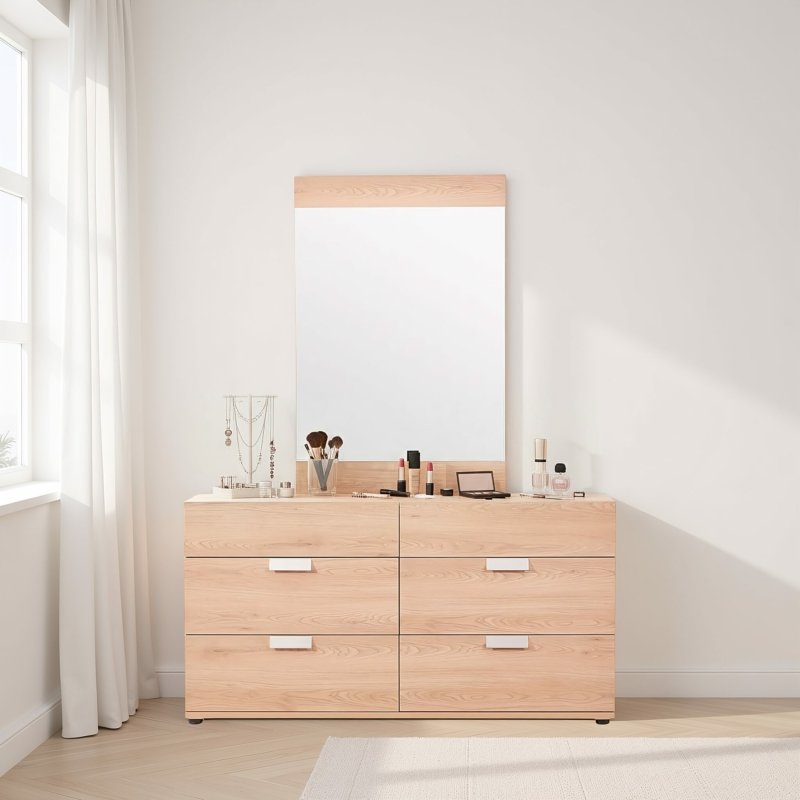 Dresser Mirror Oak7055