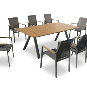 Outdoor Dining Set 9+1