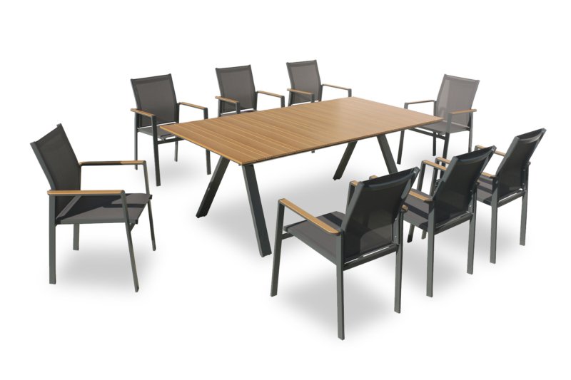 Outdoor Dining Set 9+1