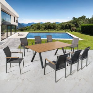 Outdoor Dining Set 9+1