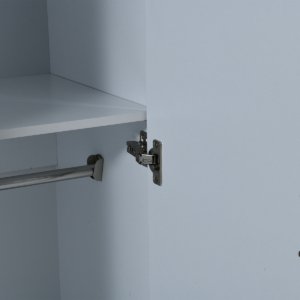 Wardrobe 3door Oak White